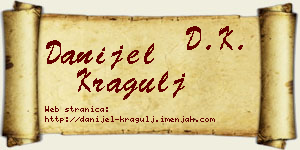 Danijel Kragulj vizit kartica